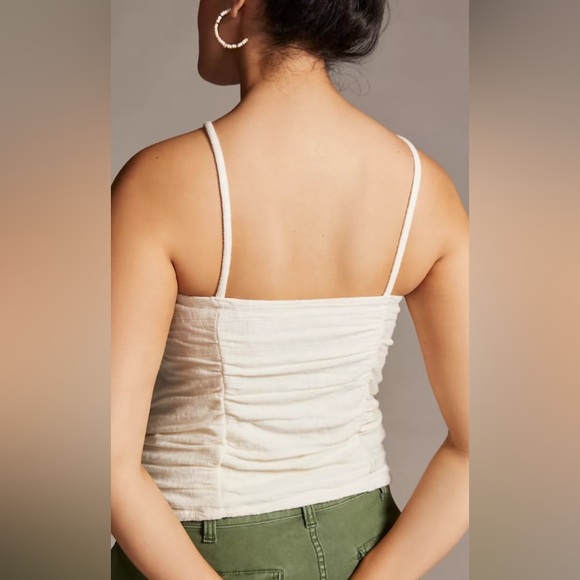 Pilcro Ribbed Ruched Halter - Picture 3 of 7